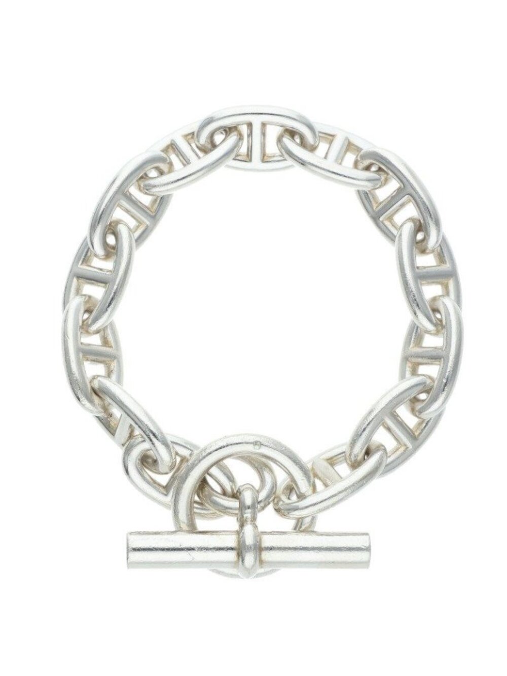 Hermes Chaine D'ancre GM Silver Bracelet